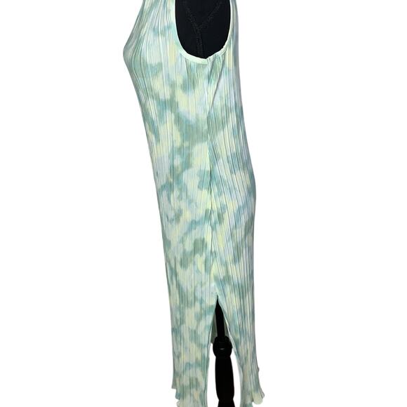 Future Collective Gabriella Kareffa Women's Sz XXS Watercolor Plisse Midi Dress - Picture 4 of 9